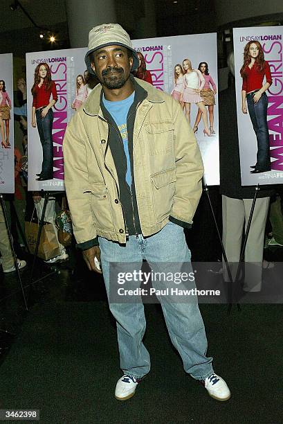 Actor/comedian Tim Meadows attends a private screening of "Mean Girls" on April 23, 2004 at Loews Lincoln Square Theater, in New York City.