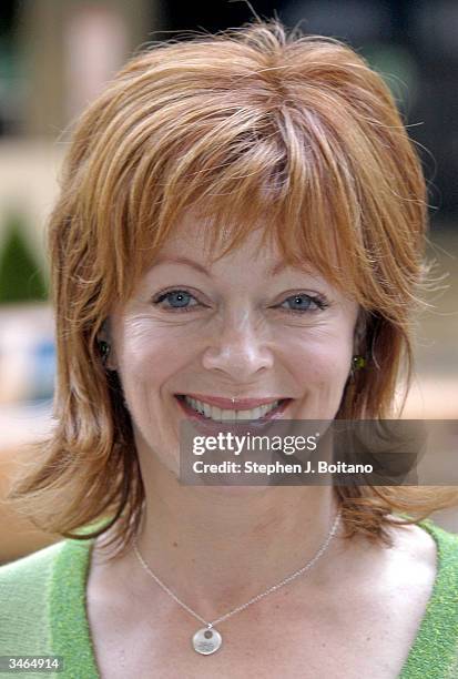 Actress Frances Fisher stands for photos before the start of the Planned Parenthood "Stand Up! For Choice" Extravaganza on April 24, 2004 in...