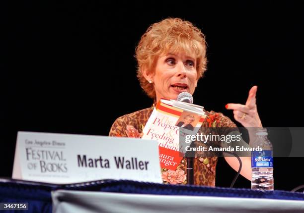 Dr. Laura Schlessinger attends the 9th Annual LA Times Festival of Books on April 25, 2004 at UCLA in Westwood, California.