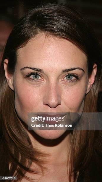 Actress Claire Forlani attends the After Party of "Bobby Jones - Stroke of Genius" at Tavern On The Green April 26, 2004 in New York City.