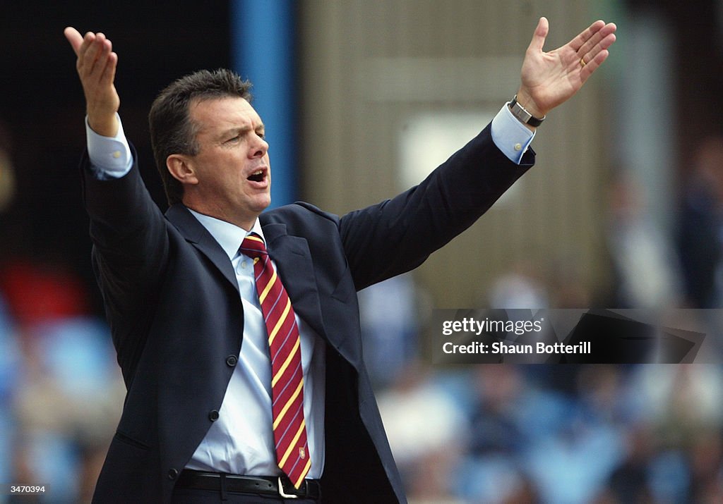 Aston Villa manager David O'Leary appeals