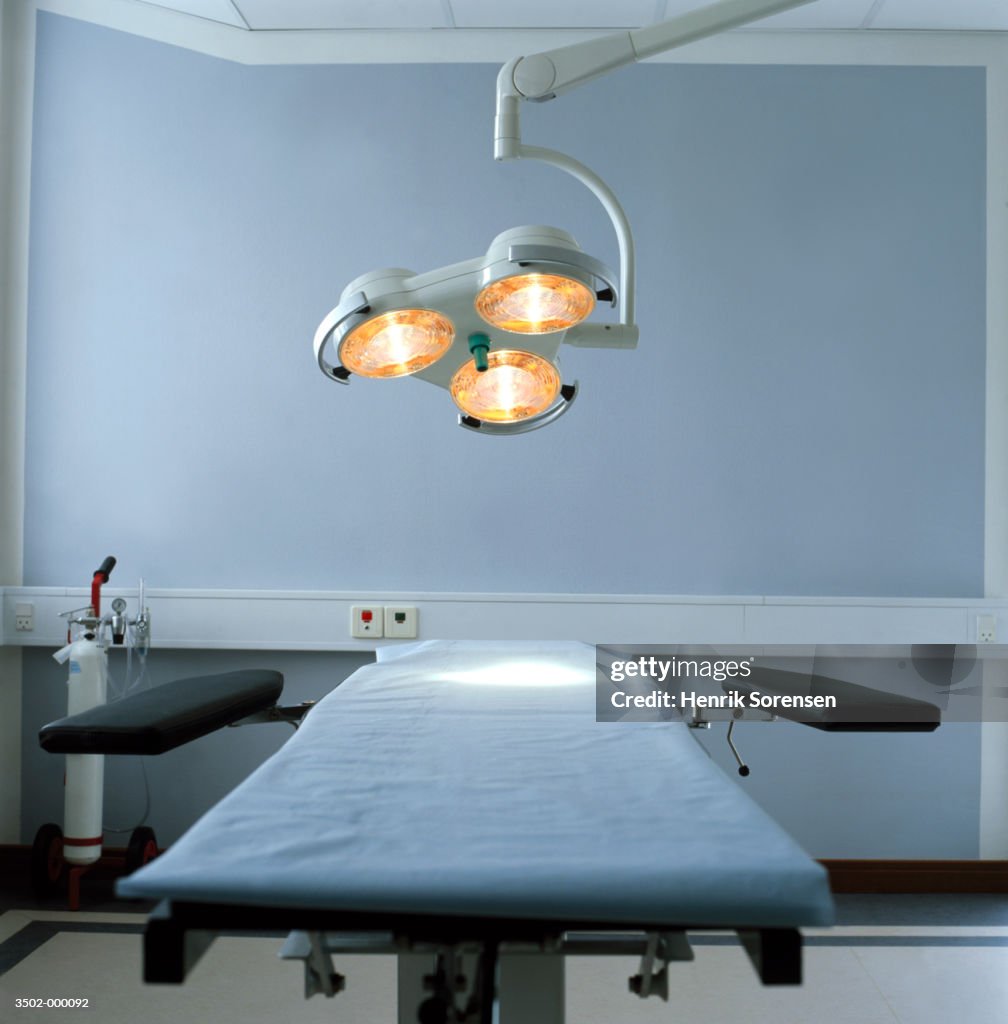 Operating Table and Lamps
