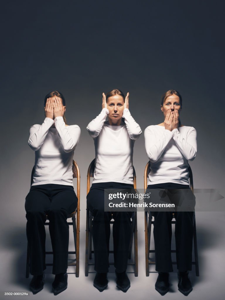 Three Women in Chairs