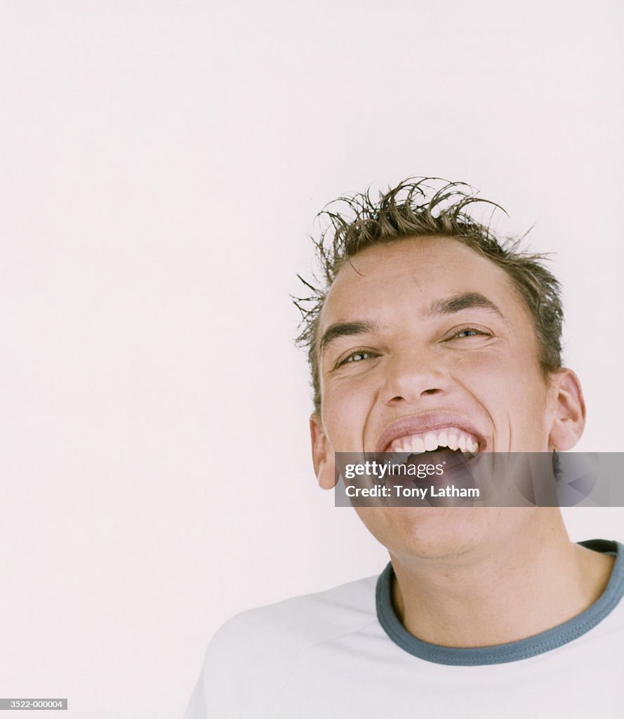 Young Man Laughing