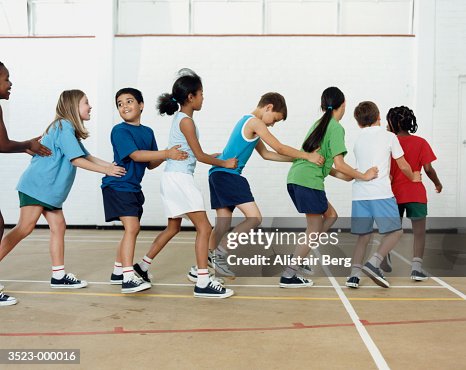 Children Conga Dancing Children Conga Dancing