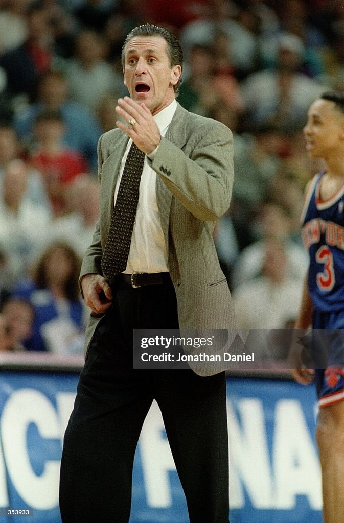 Patrick Riley Nba Pat Riley, head coach of the New York Knicks during the 1993 NBA ...
