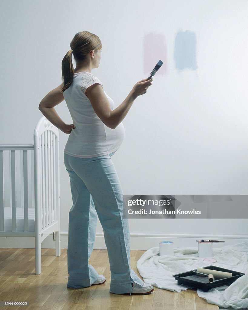 Woman Painting Nursery