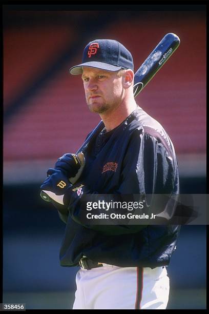 Third baseman Matt Williams of the San Francisco Giants during batting practice prior to the Giants 6-3 victory over the Florida Marlins at 3Com park...