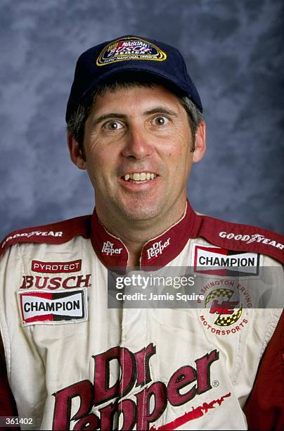 Driver Mark Green poses for a studio portrait during the NASCAR Daytona 500 Speedweek - Busch Grand National at the Daytona International Speedway in...