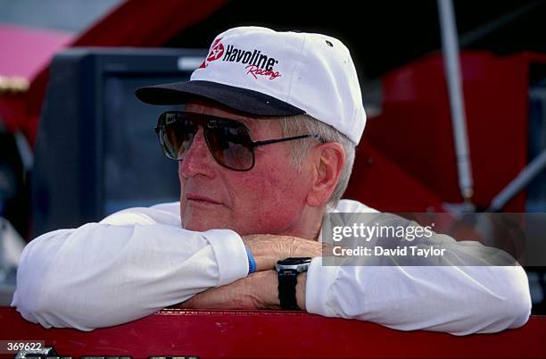 Paul Newman of Team Newman/Haas Racing poses for a picture during the CART Testing at the Homestead Raceway in Homestead, Florida. Mandatory Credit:...