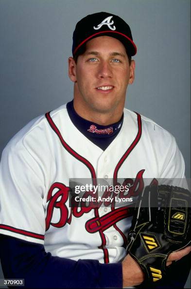 Pitcher John Rocker of the Atlanta Braves poses for a studio portrait ...
