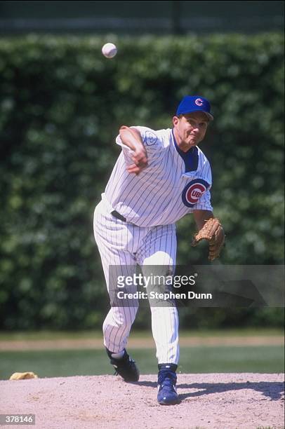 Mark Pisciotta of the Chicago Cubs in action during a game against the Philadelphia Phillies at the Wrigley Field in Chicago, Illinois. The Phillies...