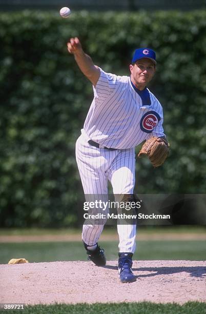 Marc Pisciotta of the Chicago Cubs in action during a game against the Philadelphia Phillies at Wrigley Field in Chicago, Illinois. The Phillies...