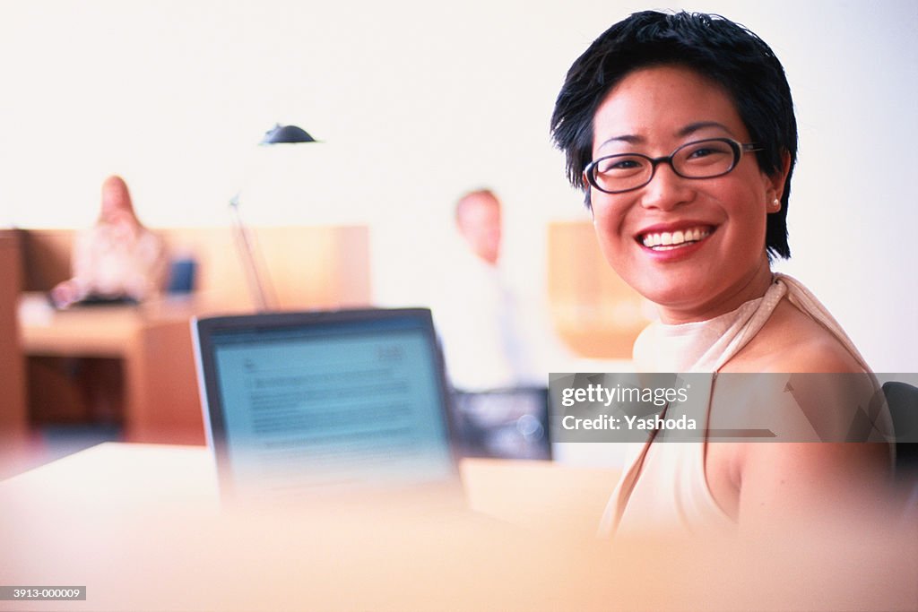 Woman in Office