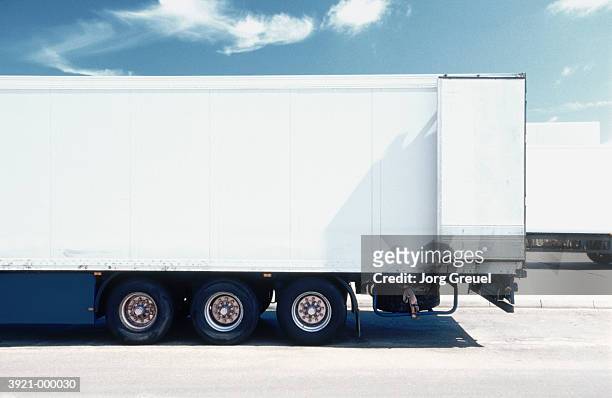 white truck - semi truck stock pictures, royalty-free photos & images