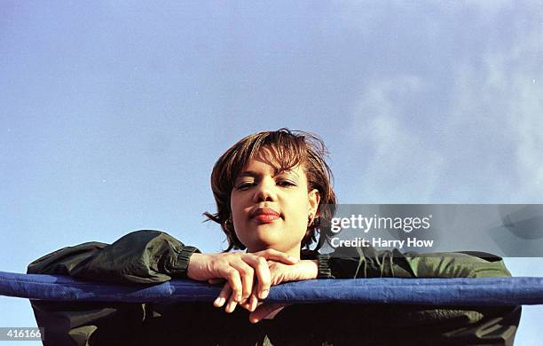 Freeda Foreman poses before her scheduled fight which was cancelled for medical reasons at the Regent Hotel in Las Vegas, Nevada. Mandatory Credit:...