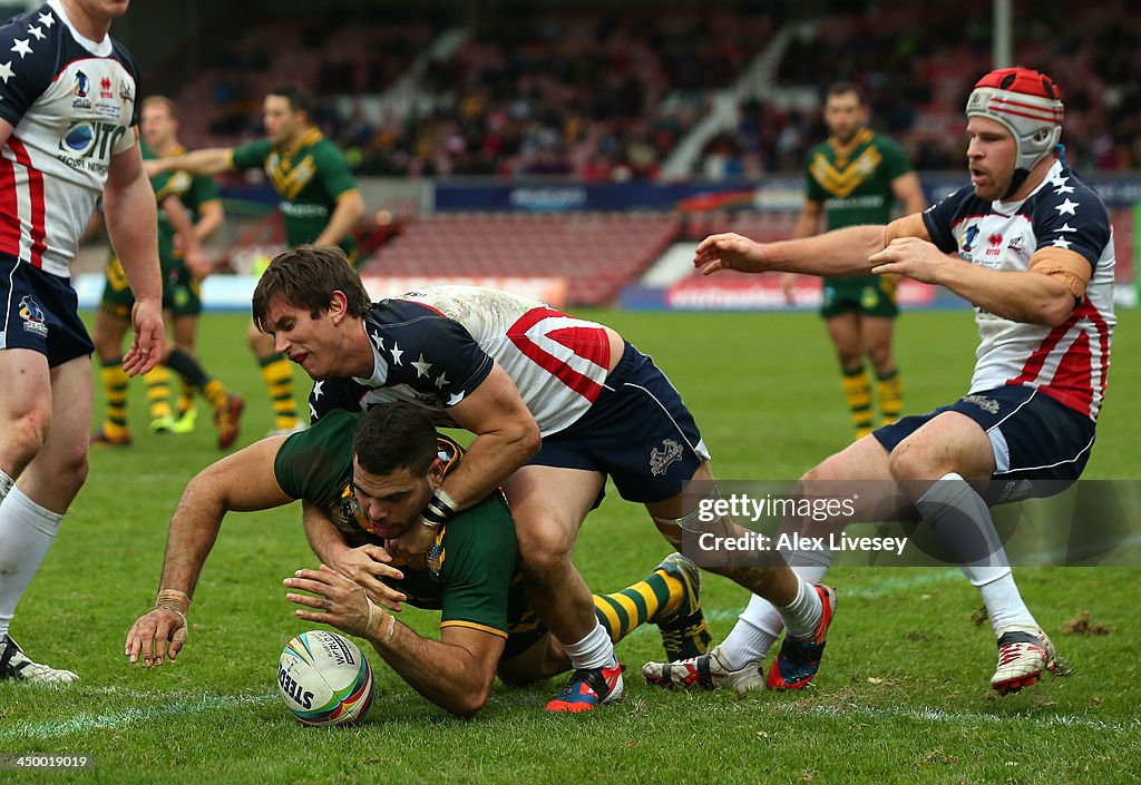 Australia v USA - Rugby League World Cup Quarter Final