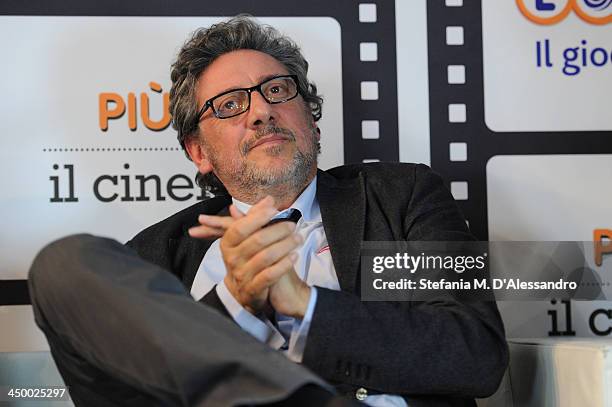 Sergio Castellitto attends the Casting Awards Ceremony during the 8th Rome Film Festival at the Auditorium Parco Della Musica on November 16, 2013 in...