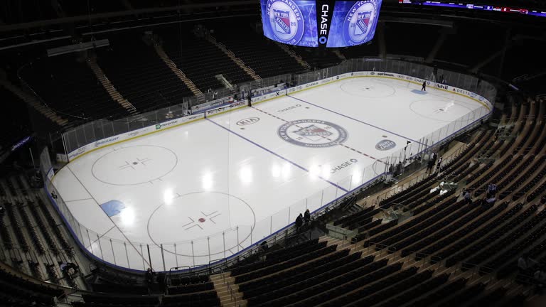 Msg Ice Rink Madison Square Garden Arena Changeover Videos and HD Footage - Getty Images