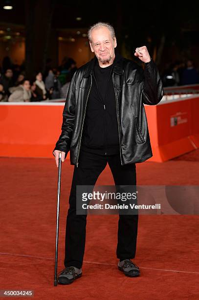 President of jury Larry Clark attends the Award Ceremony Red Carpet during The 8th Rome Film Festival on November 16, 2013 in Rome, Italy.