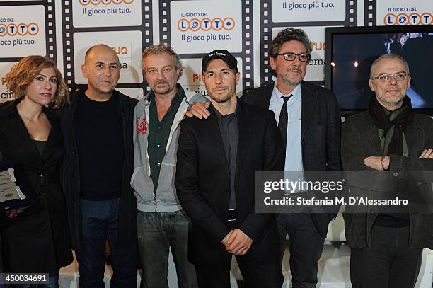 Guest, Ferzan Ozpetek, Giovanni Veronesi, guest, Sergio Castellitto and Daniele Luchetti attend the Casting Awards Ceremony during the 8th Rome Film...