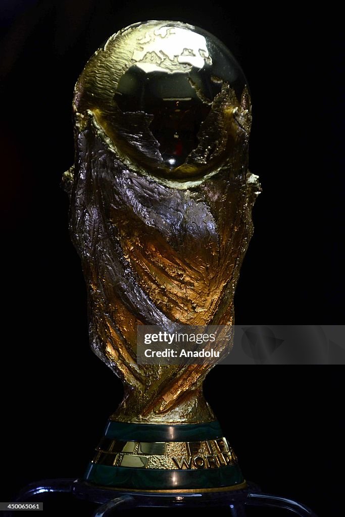 FIFA World Cup trophy in Egypt