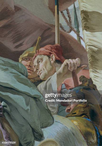 The Judgement of Salomon , by Giambattista Tiepolo, 1729 - 1730, 18th Century, fresco, c. 350 x 650 cm.
