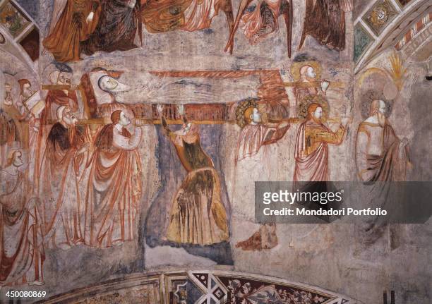 Funeral procession , by Stefano Fiorentino, 14th Century, fresco.