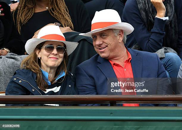 Greg Lemond and his wife Kathy Lemond attend Day 11 of the French Open 2014 held at Roland-Garros stadium on June 4, 2014 in Paris, France.