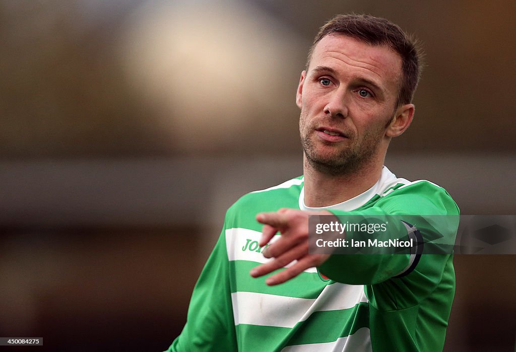 Colin McMenamin of Celtic Nation in action during the Ebac Division