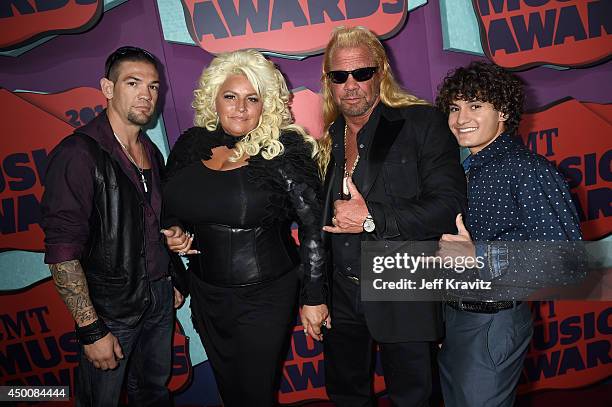 Beth Chapman , Duane Chapman and guests attend the 2014 CMT Music awards at the Bridgestone Arena on June 4, 2014 in Nashville, Tennessee.