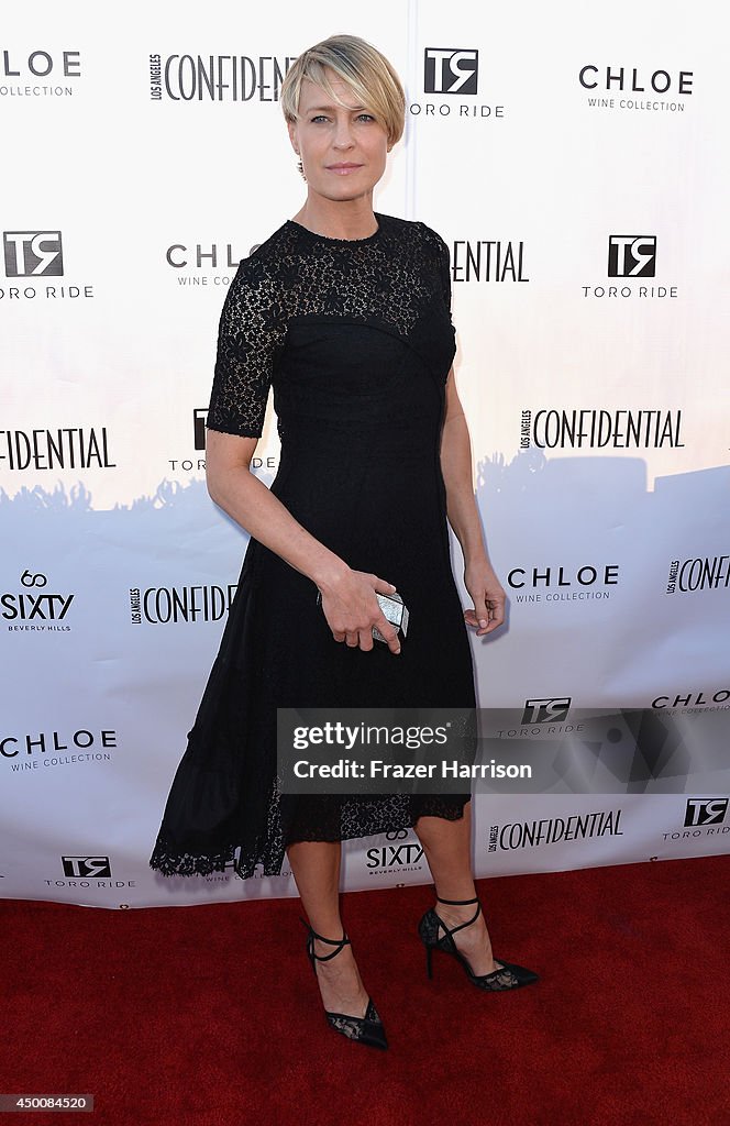 Los Angeles Confidential Magazine And Cover Star Robin Wright Celebrate The Magazine's Women Of Influence Issue