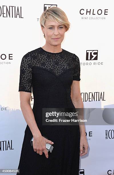 Actress Robin Wright attends Los Angeles Confidential Magazine and Cover Star Robin Wright Celebrate The Magazine's Women Of Influence Issue at SIXTY...