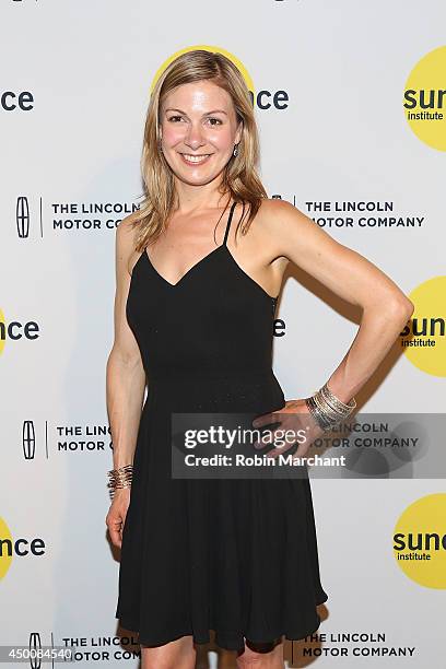 Writer Lucy Alibar attends the Sundance Institute Vanguard Leadership Award honoring Glenn Close at Stage 37 on June 4, 2014 in New York City.