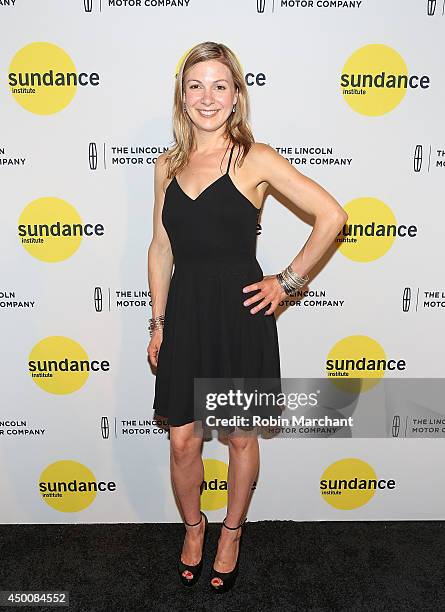 Writer Lucy Alibar attends the Sundance Institute Vanguard Leadership Award honoring Glenn Close at Stage 37 on June 4, 2014 in New York City.