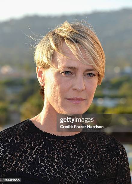 Actress Robin Wright attends Los Angeles Confidential Magazine and Cover Star Robin Wright Celebrate The Magazine's Women Of Influence Issue at SIXTY...