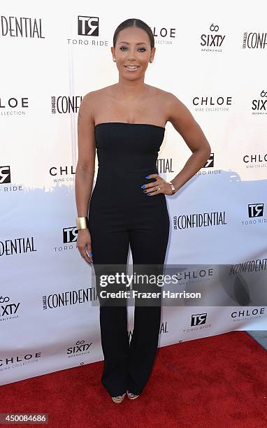 Singer Mel B attends Los Angeles Confidential Magazine and Cover Star Robin Wright Celebrate The Magazine's Women Of Influence Issue at SIXTY Beverly...