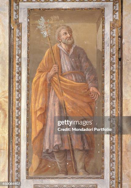 Saint Joseph , by Giovanni Serodine, 1620 - 1630, 17th Century, fresco.