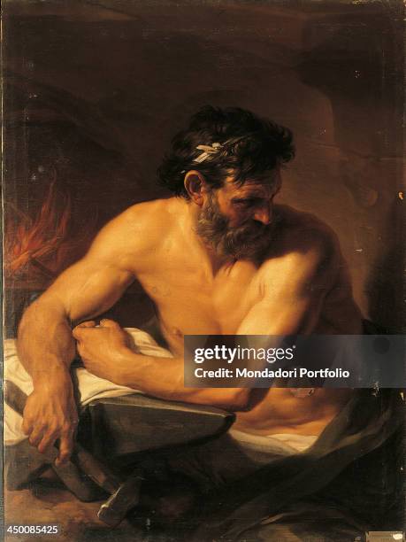 Vulcan , by Pompeo Girolamo Batoni 18th Century, oil on canvas, 98 x 76 cm.