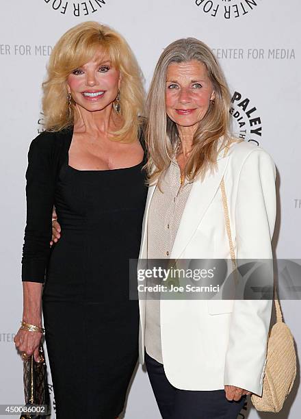 Loni Anderson and Jan Smithers arrive at The Paley Center For Media Hosts "Baby, If You've Ever Wondered: A WKRP In Cincinnati Reunion" at The Paley...