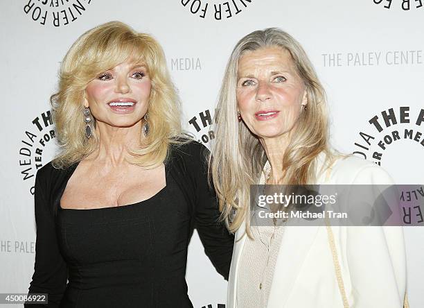 Loni Anderson and Jan Smithers arrive at the "Baby, If You've Ever Wondered: A WKRP In Cincinnati" reunion held at The Paley Center for Media on June...