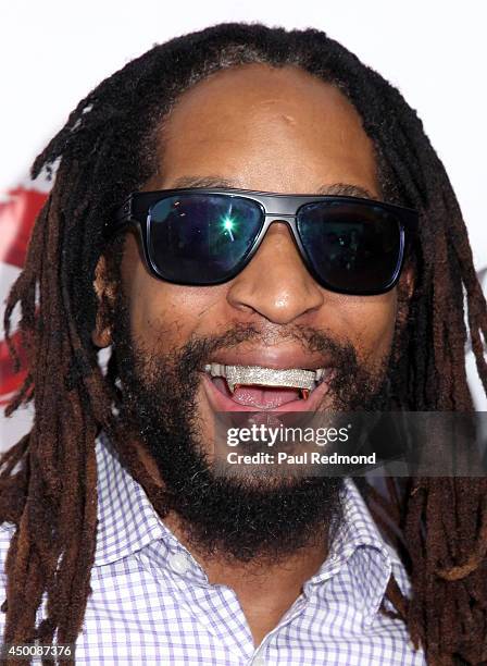 Rapper Lil Jon arriving at Songs Of Hope X 10th Anniversary Event Benefiting City Of Hope at House of Fair on June 4, 2014 in Brentwood, California.