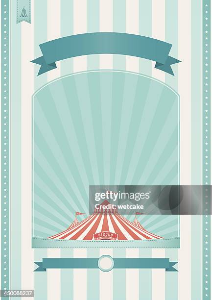 ilustrações de stock, clip art, desenhos animados e ícones de retro fundo de circo - circus poster