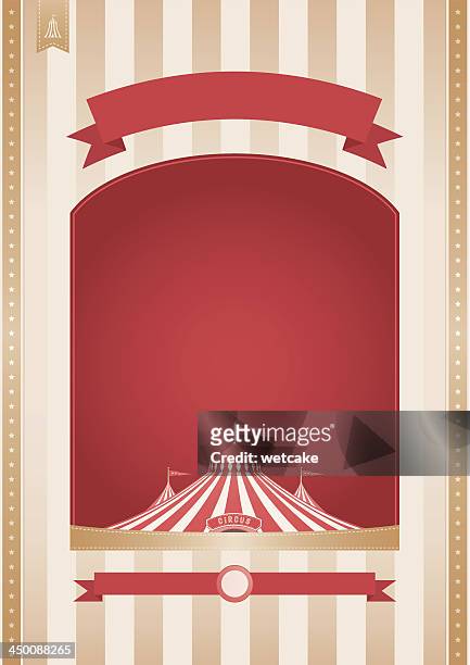 retro circus poster - cabaret stock illustrations