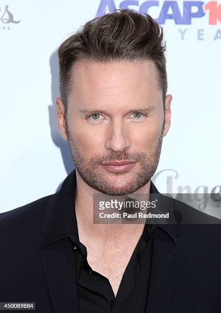 Composer Brian Tyler arrives at Songs Of Hope X 10th Anniversary Event Benefiting City Of Hope at House of Fair on June 4, 2014 in Brentwood,...