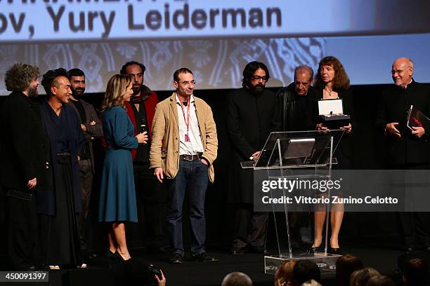 Director Andrey Silvestrov, guest, Cinemaxxi Jury Members Yuri Ancarani, guest, Cinemaxxi Jury Member Michael Wahrmann, Yury Leiderman, CinemaXXI...