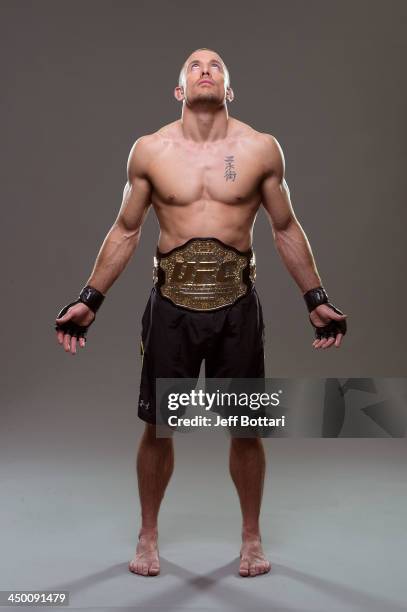 George Ufc Georges St Pierre Ufc Portraits Photos and Premium High Res Pictures ...
