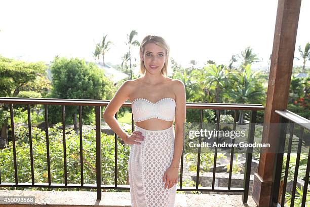 Emma Roberts attends the Opening Night Reception for the 2014 Maui Film Festival at Wailea on June 4, 2014 in Wailea, Hawaii.