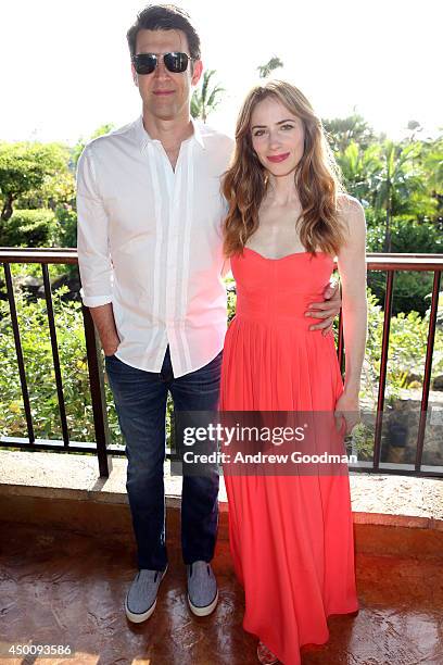Guy Nattiv and Jaime Ray Newman attend the Opening Night Reception for the 2014 Maui Film Festival at Wailea on June 4, 2014 in Wailea, Hawaii.