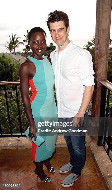 Lupita Nyong'o and Guy Nattiv attend the Opening Night Reception for the 2014 Maui Film Festival at Wailea on June 4, 2014 in Wailea, Hawaii.